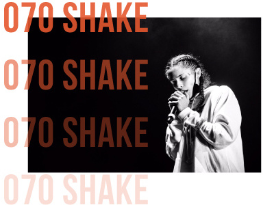 070 Shake Bold Text