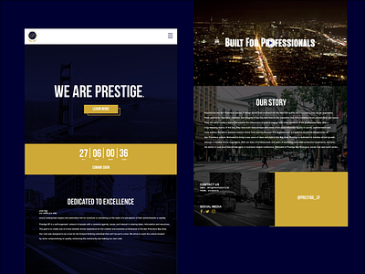 Prestige San Francisco Homepage branding creative design san francisco ui ux website yourmobilegeek