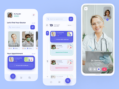 Pocket doc - Online Doctor Consultation App UI Kit