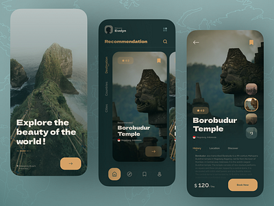 Navel - Nature Travel Expedia App UI Kit