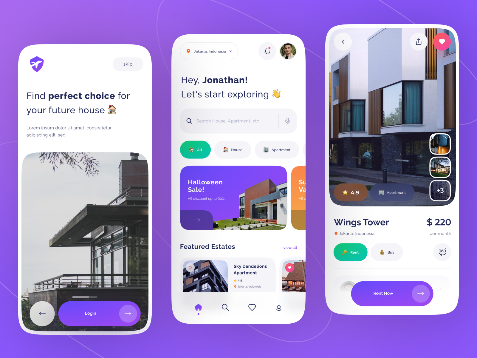 Safar Real Estate App UI Kit By YDNTKWIA On Dribbble