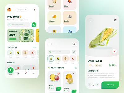 Grofast - Online Grocery App UI Kit