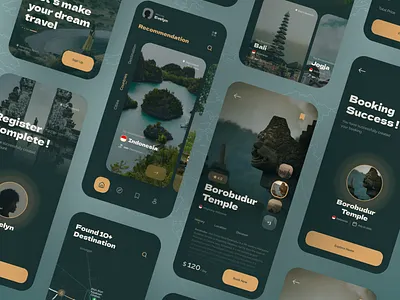 Navel - Nature Travel Expedia App UI Kit app appointment booking direction expedition exploring holiday ios map mobile nature paradise tour tourism travel ui ui kit ui ux ux vacatrion