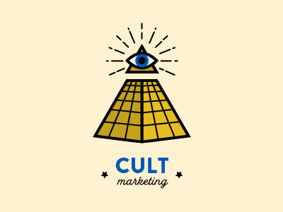 cult triangle design illuminati illustration