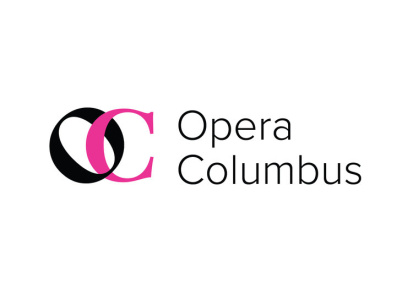 Opera Columbus logo art art logo branding columbus design for art logo logo design logotype music ohio opera pink redesign