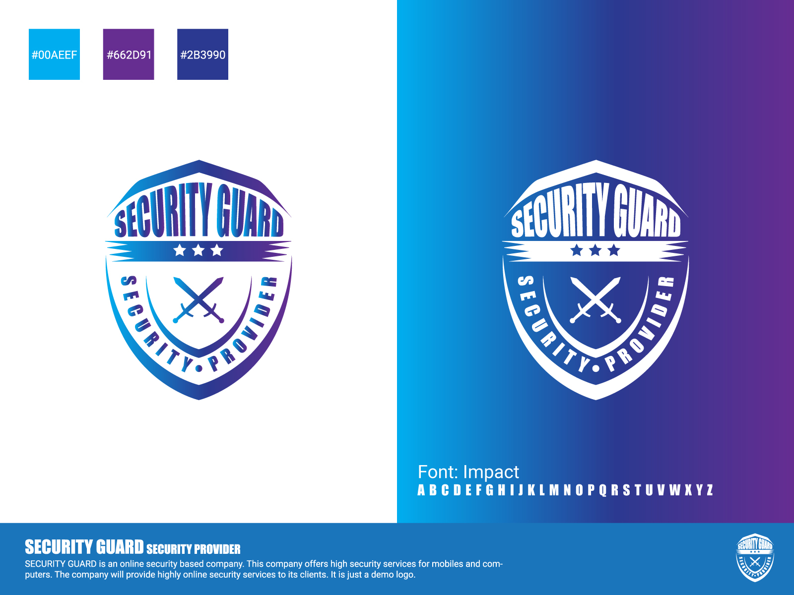 Shield security guard and star logo design 5171686 Vector Art at Vecteezy