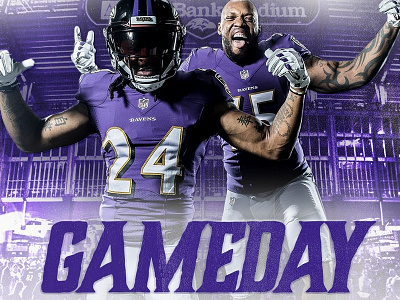 GameDay - Week 1 - Ravens vs. Bills baltimore football nfl purple ravens sports texture