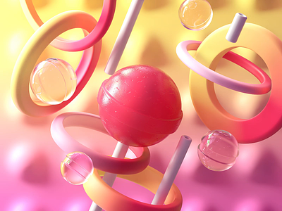 Have yourself a lollipop abstract animation art chupa chups clean design illustration lollipop motion nft ukraine