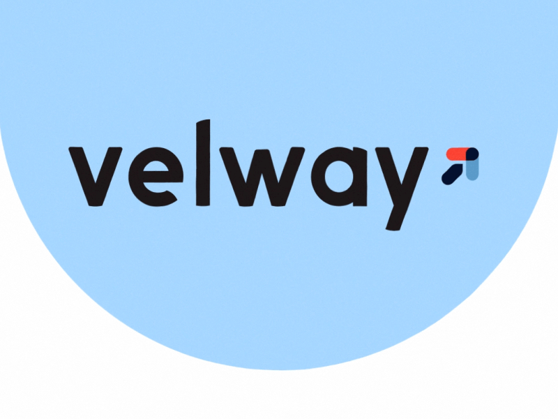 Velway Logo adobe after effects animated animation branding gif graphic logo vector video