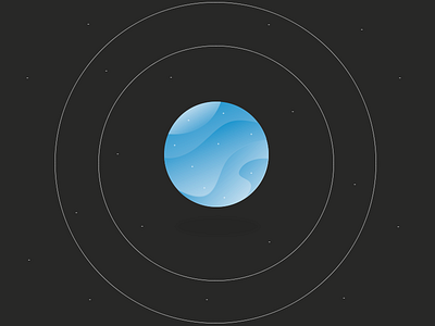 Doodle Planet blue design doodle graphic planet space vector