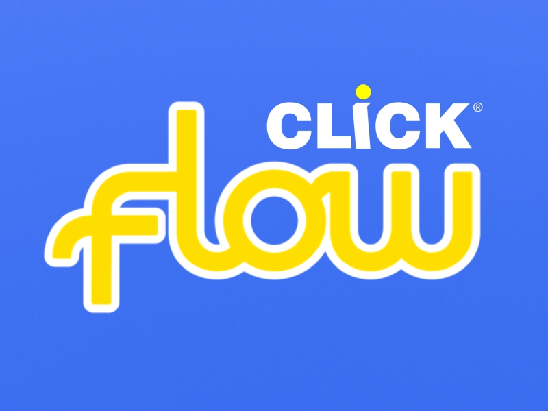 Click Flow Range adobe after effects animated animation design flat flow gif graphic logo motion graphics new style video