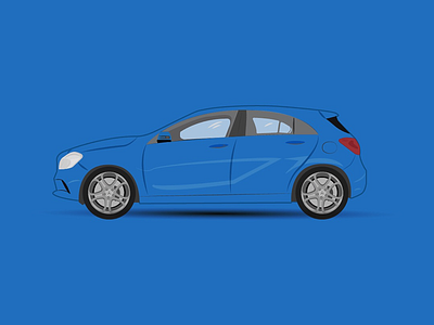 Merc Doodle adobe car color design doodle dribbble flat flatdesign graphic graphicdesign illustration illustrator vector