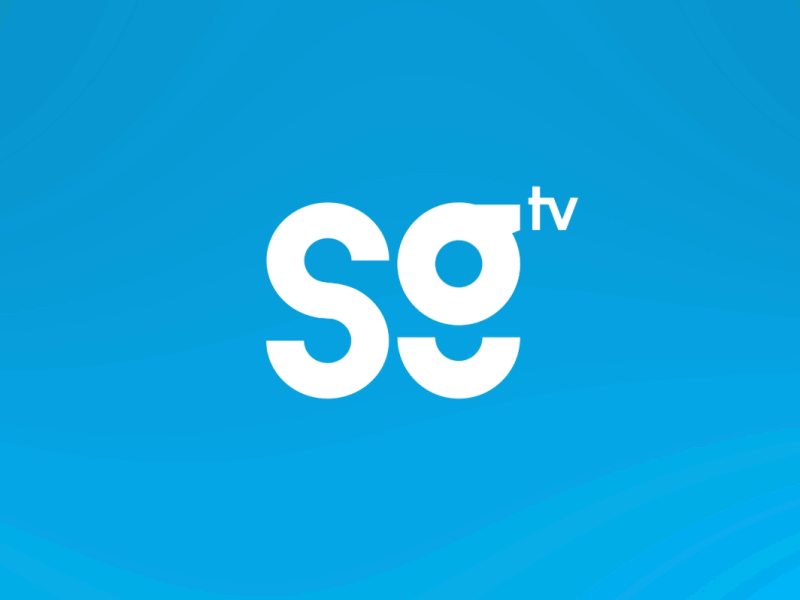 SGTV Logo Animation adobe after effects animated animation branding design gif graphic logo vector