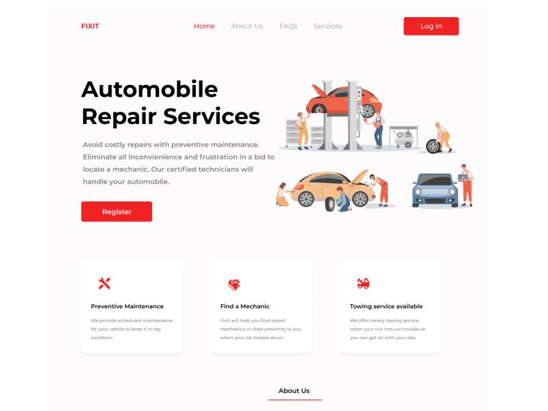 FIXIT by Chamberlain Adaeze on Dribbble