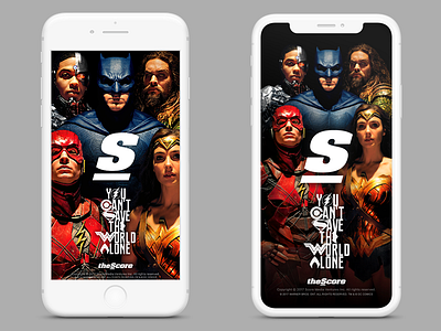 Justice League iphone iphone x justice league landing launch