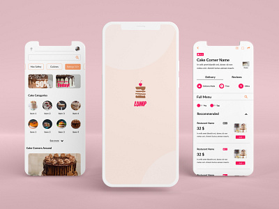 Lump- Mobile application (Food ordering app)