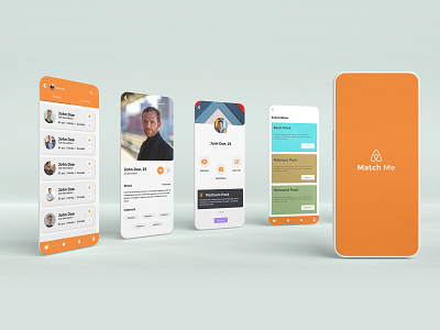 UI design (Mobile view)- Matrimony application