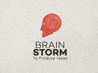 Logo design - Brain Storm branddesign brandidentity branding design dribbble dribbbler dribbblers dribbbleshot graphic graphic design illustrator logo logodesigner logodesigns logoinspirations logos