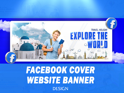 Travel Facebook Cover Design banner design cover design facebookcover graphic design post poster design
