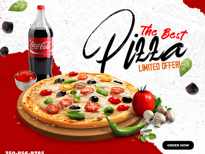 Pizza Post Design For Social Media