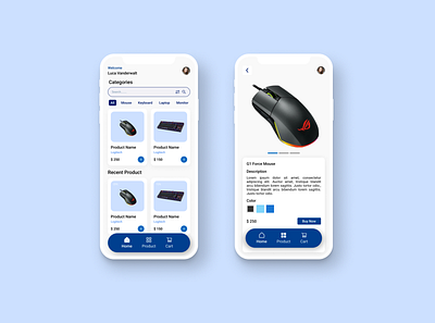 Tech Based Ecommerce design figma illustration ui uiux ux