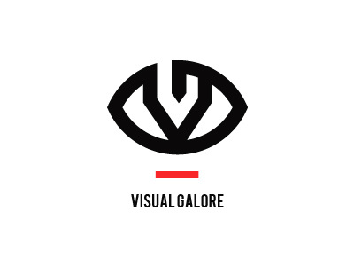 Visualgalore black brand eye g logo manyo mark pencil personal red v visual galore