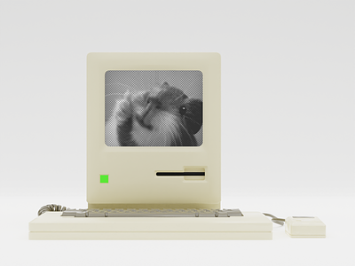Macintosh 3d apple blender computer macintosh