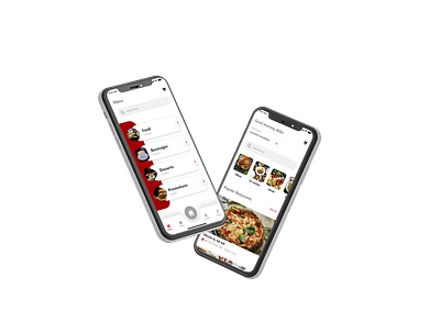 Fastafoods iphone mock up food app ui ui