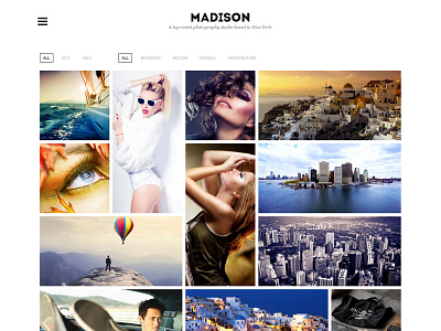 Madison Theme by Nico Andrade on Dribbble