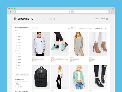 Shophistic - WordPress Theme