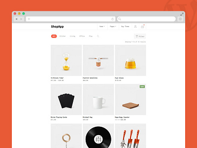 ShopApp - WordPress Theme clean e commerce minimal retail shop store template theme woocommerce wordpress