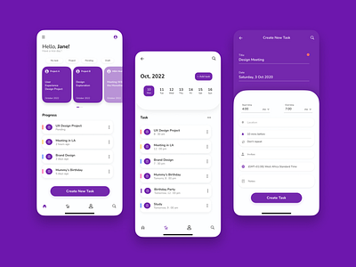 Task Management Mobile App aplication appdesign appinspiration design managementapp mobileapp mobileappinspiration mobileapplication task taskapplication taskmanagement taskmanagementapp ui uidesigners uiuxdesigner ux uxdesign uxdesigner uxdesigners webapp