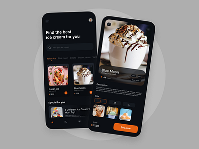 Ice Cream Mobile App appdesign design graphic design icecream icecreammobile illustration logo mobile app mobileapp mobileapplication ui uidesigner uidesignexploration uiexploration uiux uiuxdesign uiuxdesigner ux vector