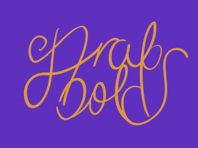 Trabbold animation handwriting purple trabbold