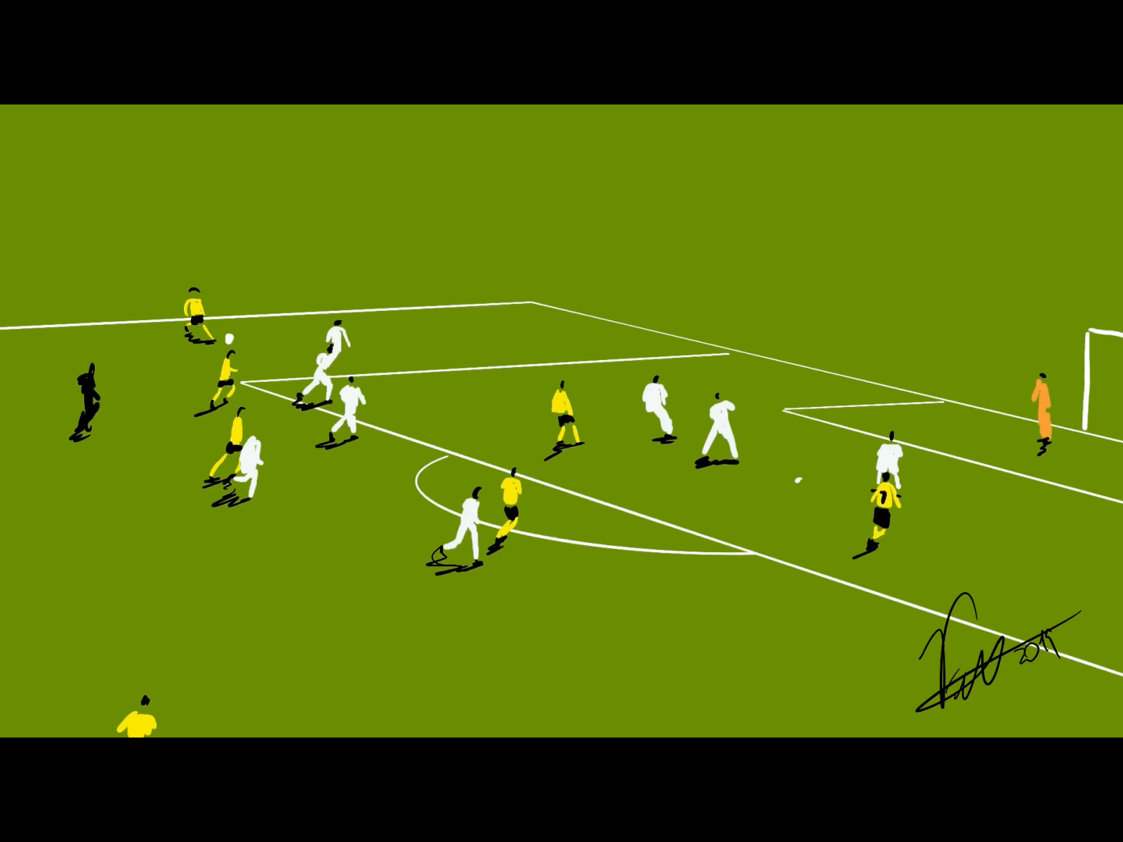 Jadon Sancho Volley animation bundesliga bvb dortmund football goal jadon sancho score soccer volley