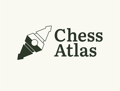 Chess Atlas Logo atlas chess compass logo pawn