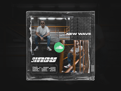 DJ Indy - New Wave album cover art cover art design dj facebook free graphic design instagram music music album music album design remix social media youtube