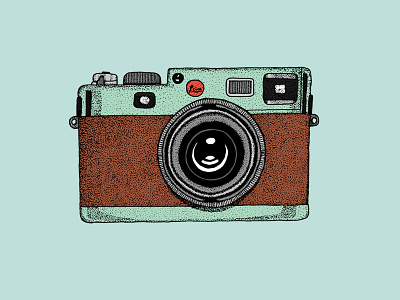Camera camera illustration ink