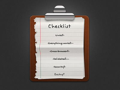 Checklist