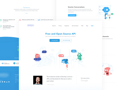 Artificial intelligence API Website api artificial intelligence design illustration ui ux