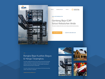 Steel Contractor Company Website