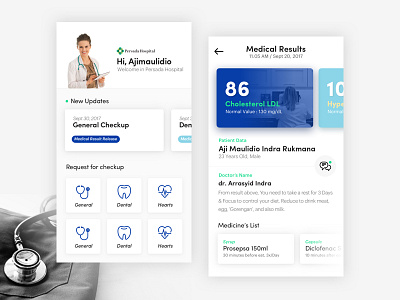 Medical Result Exploration apps exploration health hospital medical ui