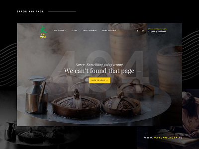 Warung Laota Website - 404 Page