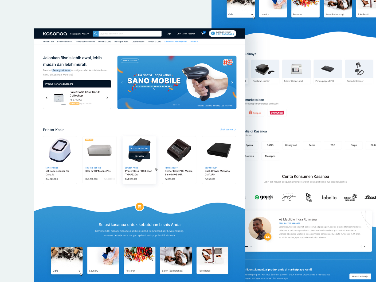 Redesign eCommerce - Kasanoa by Aji Maulidio | Tjemara Design Studio on ...