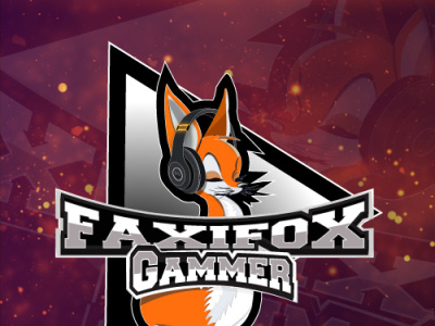 faxifox branding design gaminglogo illustration logo