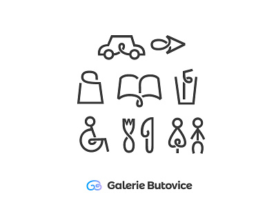 Shopping centre pictograms brand guidance icon icons iconset identity logo mark pictograms system tender