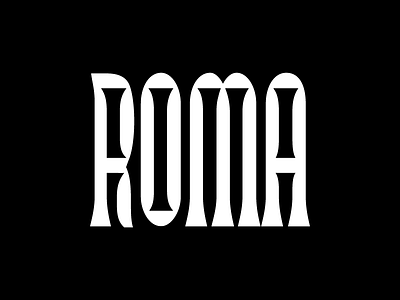 Portfolio cover custom design glyph letterign portfolio rome sign type typeface typo typography