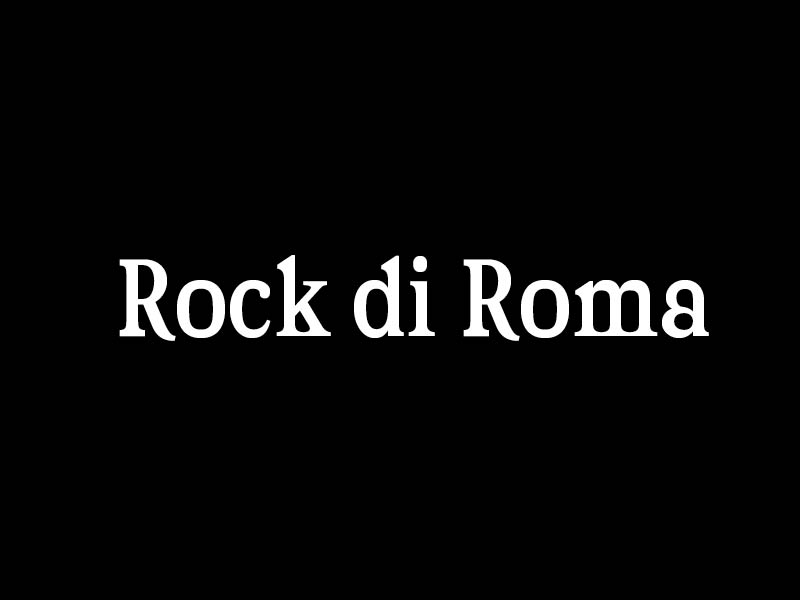 Rock di Roma design font letter lettering ligature opentype type typedesign typeface typography