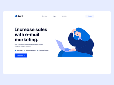 Kraft: Hero Design bitcoin blockchain crypto crypto wallet crypto website cryptocurrency currency ethereum hero design home page illustration landing landing page saas ui wallet web web design webflow website