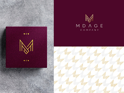 Mdage Company initial luxury luxury branding luxury logo minimal